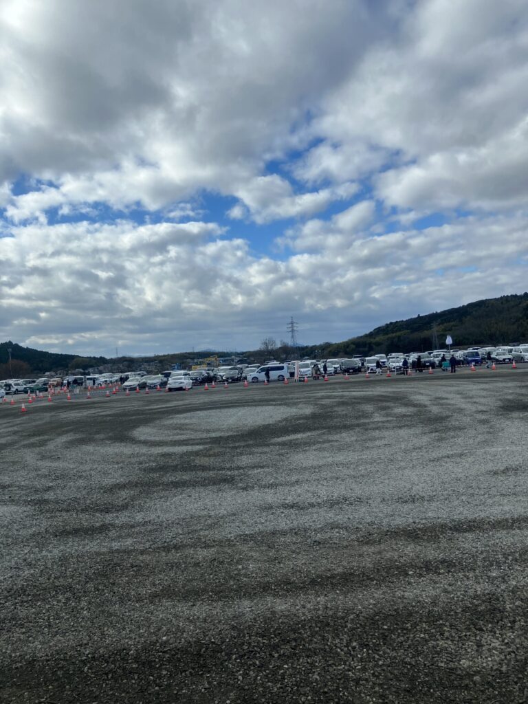 Temporary Parking Lot for Park & Ride